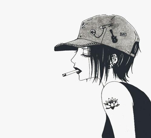 吃瓜女头像动漫,动漫头像中的神秘魅力