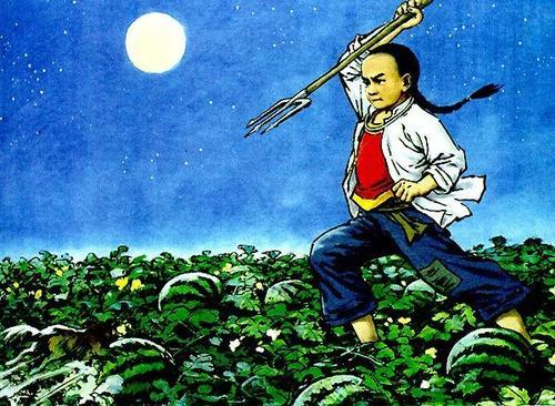 带你吃瓜少年闰土,带你领略瓜界少年风采